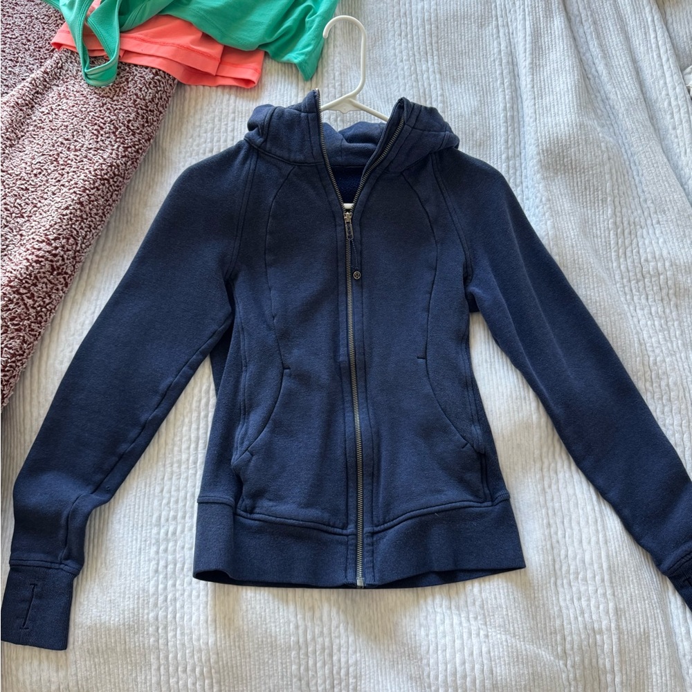 Lululemon navy scuba jacket sweatshirt